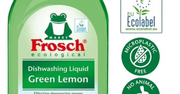 Frosch Еко препарат за съдове зелен лимон - 500 мл • Цена → NewFresh