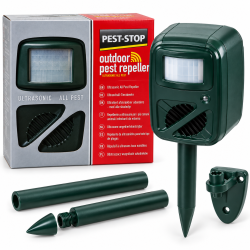 Ултразвуков уред за прогонване на кучета, котки, лисици, гризачи Pest-Stop Outdoor