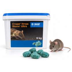 Сторм Ултра BASF – отрова за мишки и плъхове, 9 кг Сторм Ултра BASF – отрова за мишки и плъхове, 9 кг