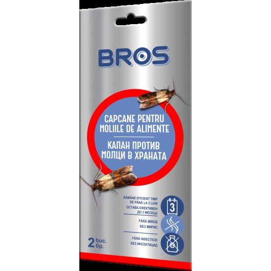Капан за молци по храните BROS – 2 броя, с феромони